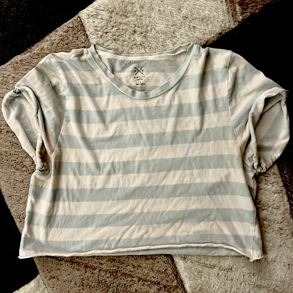 Light Blue and White Stripe Top - Picture 1 of 3